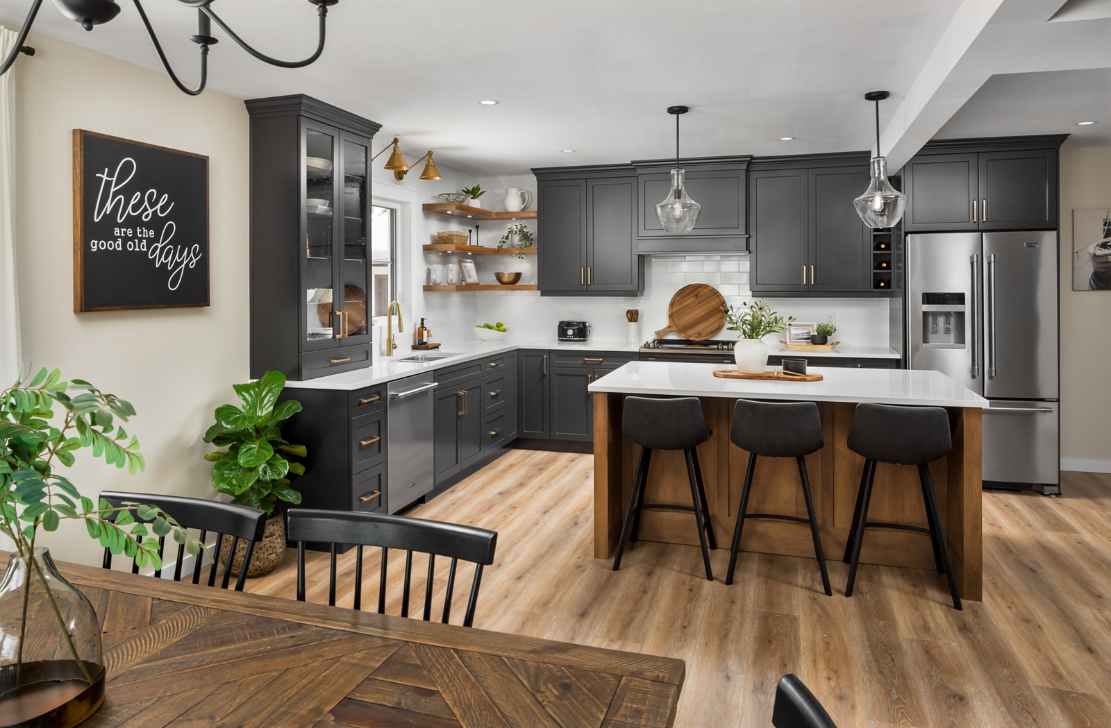 Black Kitchen Cabinets: Ideas for Dark & Elegant Kitchens